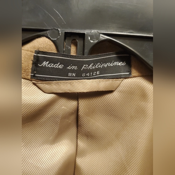 SupraSuede Bernhard Altmann - Tan Suede Blazer Suit Jacket - Picture 7 of 13